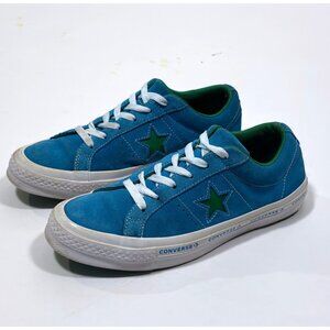 Converse One Star OX Sneakers Hawaiian Ocean/Jolly Green - Women 9 / Men 7